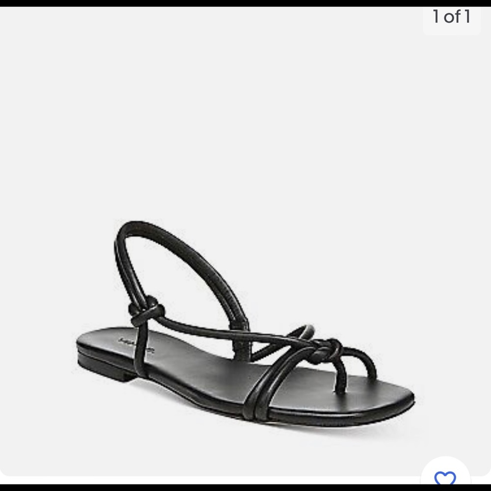 Vince Womens Doyle Slingback Sandals - Black Size 7
